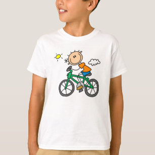 Stick Boy Riding Bicycle T-Shirt