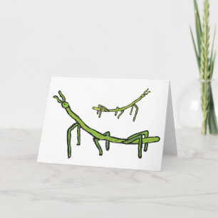 Stick Bug Insect Card