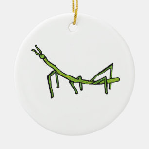 Stick Bug Insect Ceramic Tree Decoration