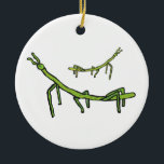 Stick Bug Insect Ceramic Tree Decoration<br><div class="desc">For stick insect collectors and enthusiasts - here is a stick bug insect design.</div>