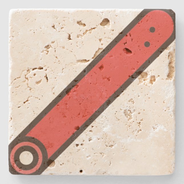 stick-candy stone coaster (Front)