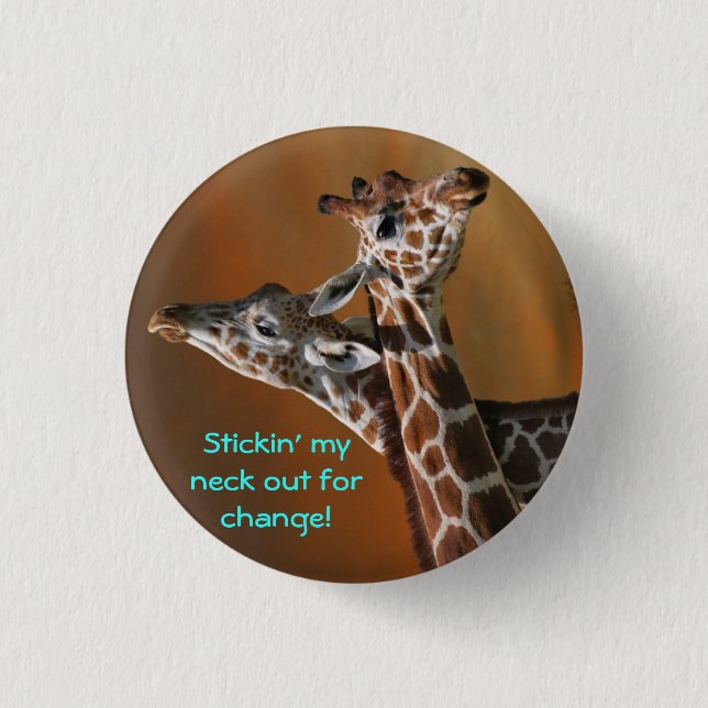 stick changw 3 cm round badge (Front)