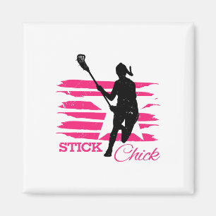 Stick Chick Womens Lacrosse  Magnet