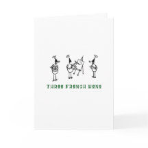 Stick Chickens Three French Hens