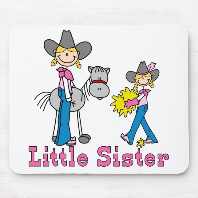 Stick Cowgirls Little Sister Mouse Mat (Front)