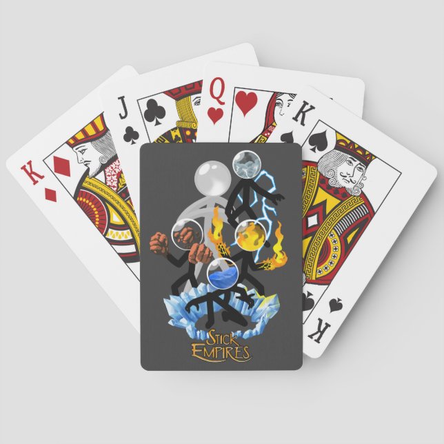 Stick Empires - Elemental Empire Playing Cards (Back)