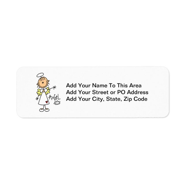 Stick Figure Angel T-shirts and Gifts (Front)