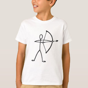 Stick figure archer t-shirts and gifts.