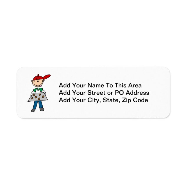 Stick Figure Baking Cookies (Front)