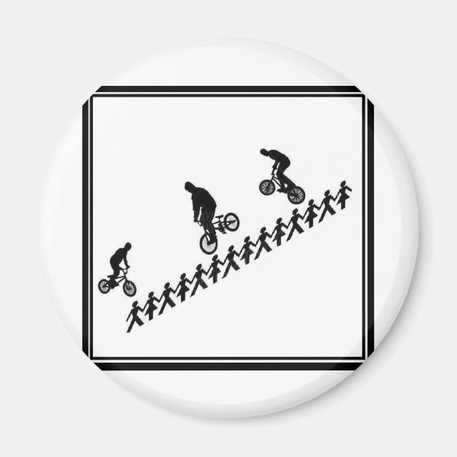 Stick FIGURE BMX Magnet (Front)