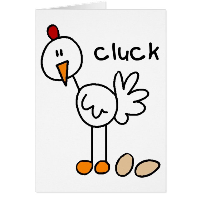 Stick Figure Chicken (Front)
