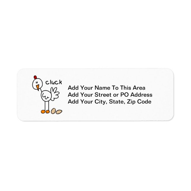 Stick Figure Chicken T-shirts and Gifts (Front)