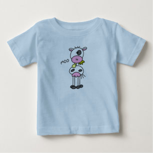 Stick Figure Cow Tshirts and Gifts