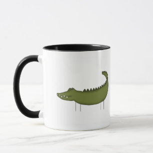 Stick Figure Crocodile tshirts and Gifts Mug