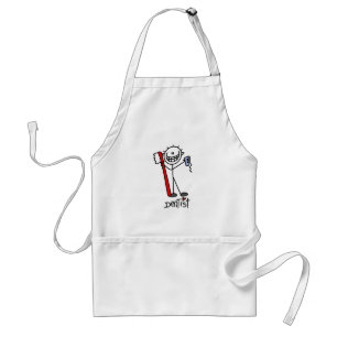 Stick Figure Dentist Standard Apron