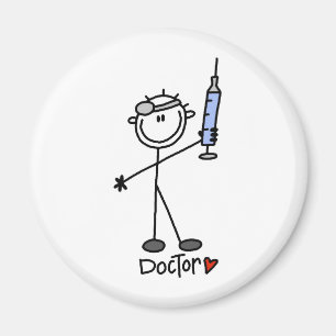 Stick Figure Doctor Magnet