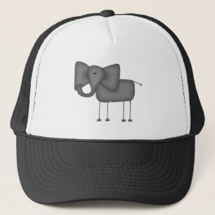 Stick Figure Elephant Tshirts and Gifts Trucker Hat