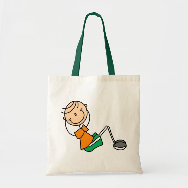 Stick Figure Exercising T-shirts and Gifts Tote Bag (Front)