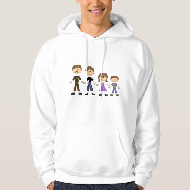 Stick Figure Family Hoodie (Front)