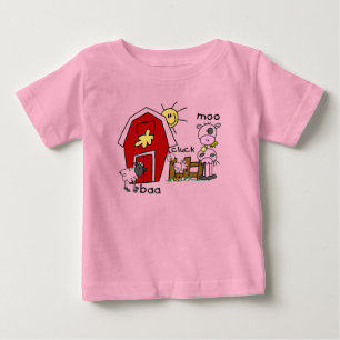 Stick Figure Farm Animals Tshirts and Gifts