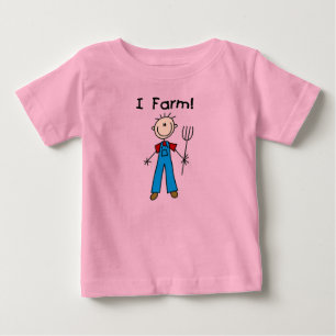 Stick Figure Farmer Tshirts and Gifts