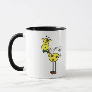 Stick Figure Giraffe T-shirts and Gifts Mug