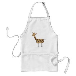 Stick Figure Giraffe Tshirts and Gifts Standard Apron