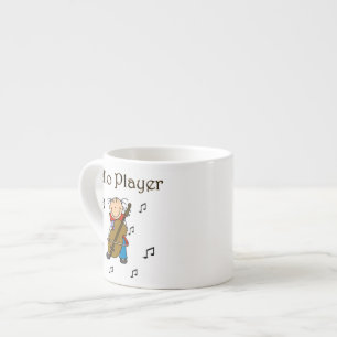 Stick Figure Girl Cello Player T-shirts and Gifts Espresso Cup