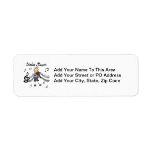 Stick Figure Girl Violin Player T-shirts and Gifts