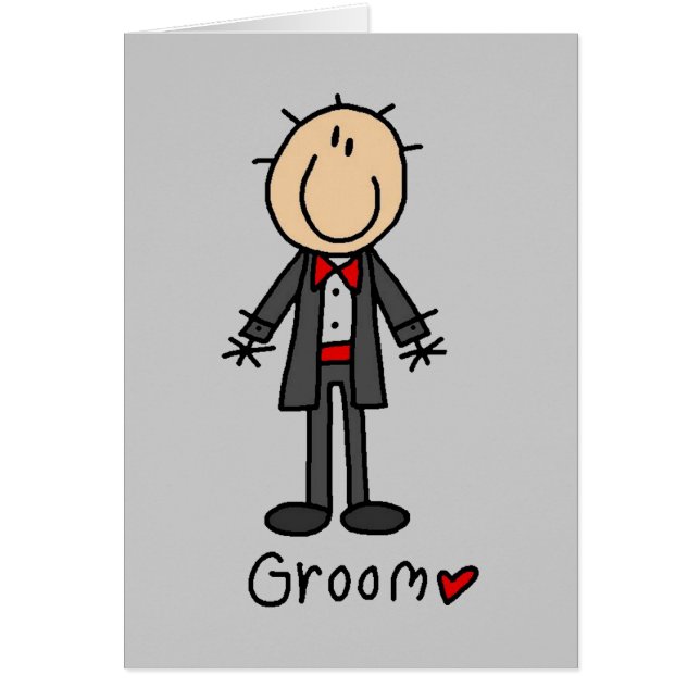 Stick Figure Groom T-shirts and Gifts (Front)
