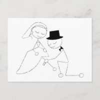 Stick Figure Groom with Garter