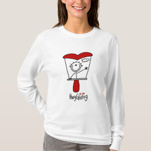 Stick Figure Hang Gliding Tshirts and Gifts