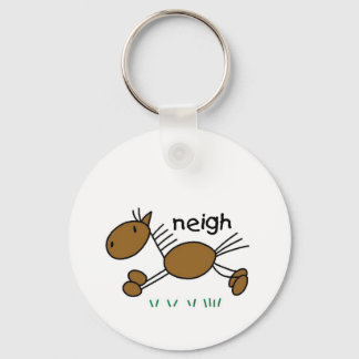 Stick Figure Horse Tshirts and Gifts Key Ring