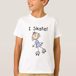Stick Figure I Skate Tshirts and Gifts