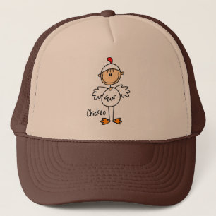 Stick Figure In Chicken Suit Hat