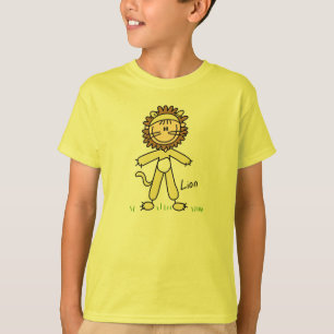 Stick Figure In Lion Suit Shirt