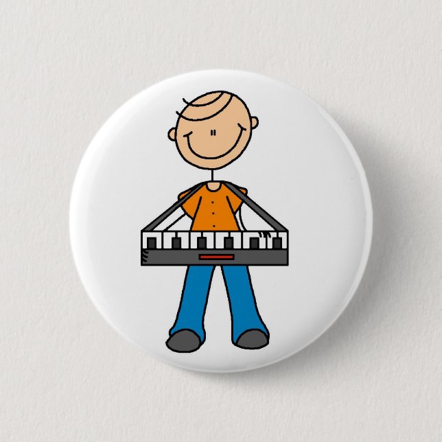 Stick Figure Keyboard Button (Front)
