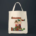 Stick Figure Kids Reading is Fun Tote Bag<br><div class="desc">A stick figure boy and girl,  books,  a book worm,  and text that reads "Reading is fun!" on reading theme T-shirts,  mugs,  cards,  stickers,  tote bags,  keychains,  buttons,  magnets,  ornaments,  and other items great for anyone who loves reading and books!</div>