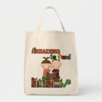 Stick Figure Kids Reading is Fun
