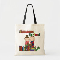 Stick Figure Kids Reading is Fun