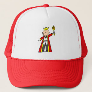 Stick Figure King Trucker Hat