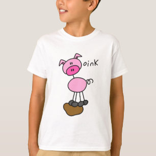 Stick Figure Pig Tshirts and Gifts