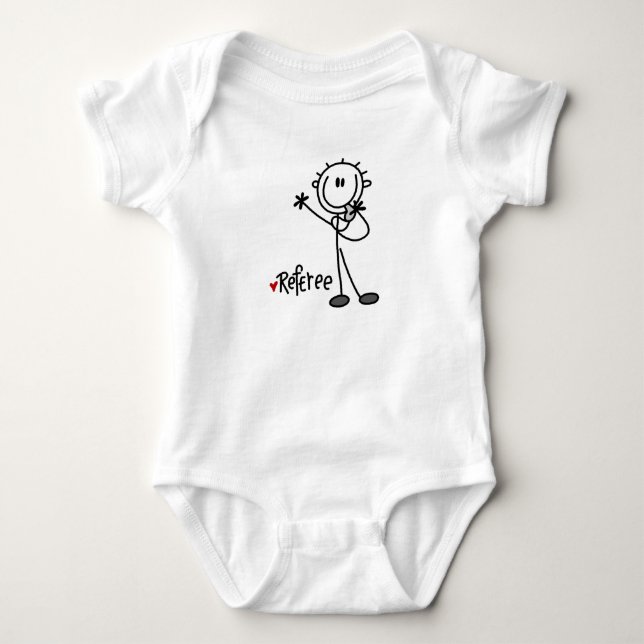 Stick Figure Referee T-shirts and Gifts (Front)