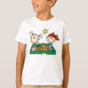 Stick Figure Sandbox Fun T-Shirt