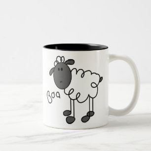 Stick Figure Sheep Mug