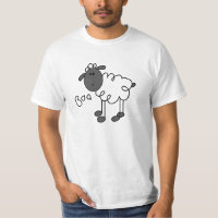 Stick Figure Sheep T-shirts and Gifts
