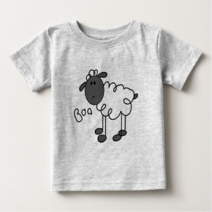 Stick Figure Sheep Tshirts and Gifts