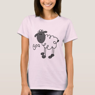 Stick Figure Sheep Tshirts and Gifts
