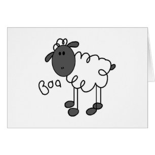 Stick Figure Sheep Tshirts and Gifts