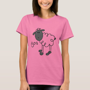 Stick Figure Sheep Tshirts and Gifts